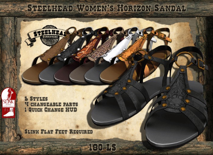 Steelhead Womens Slink Flat "Horizon" Sandal