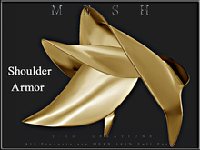 T-3D Creations [ Shoulder Armor 005 R / L ]  Micro MESH - Full Perm -