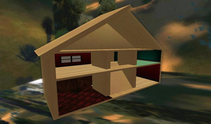 Chipboard Breedable Animals Doll House Finished