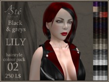 ***Aste*** HAIR 02.01 ZINNIA BLACKS