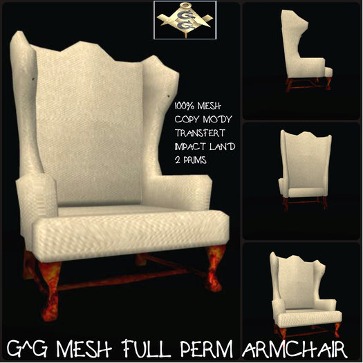 G^G MESH FULL PERM ARMCHAIR