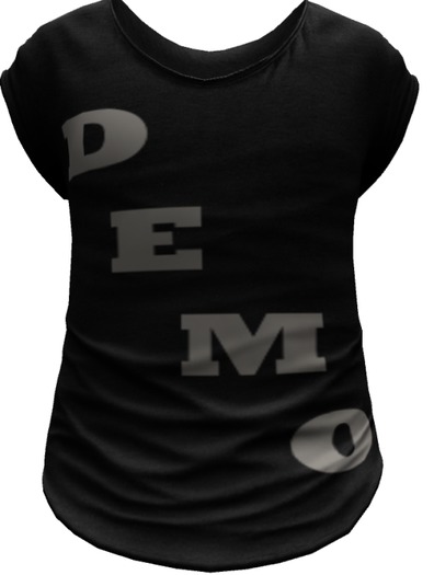 DEMO Mens Mesh loose tee * drop n touch