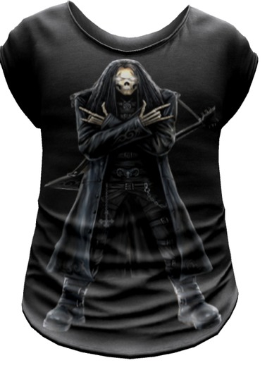 hard rock Mens Mesh loose tee * drop n touch