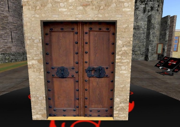 Small Castle Double Door Set with Advanced Operating System D0108 MC