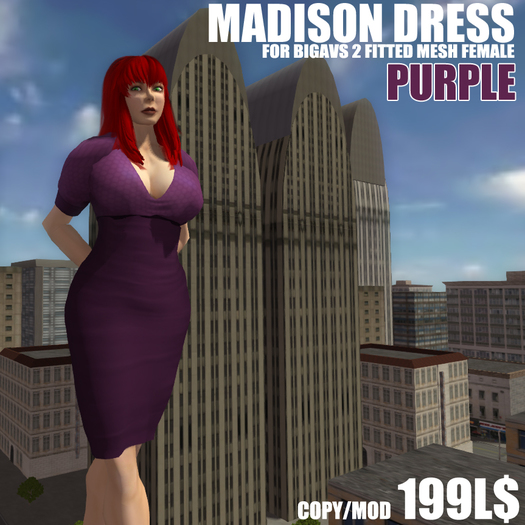 BA2: Madison Dress Purple