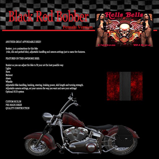 Black Red Bobber F Boxed