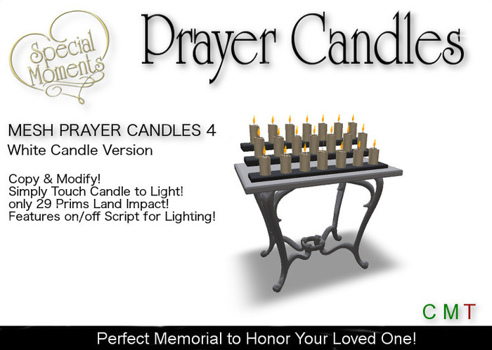 Prayer Candles White v4  - Copy!