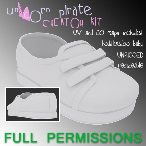 :UP: Tab Sneakers (Full Permissions Creator Kit)