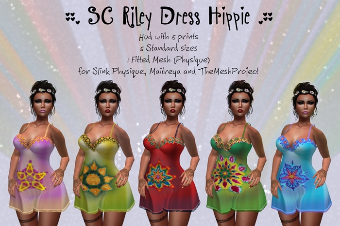 ::. SC Riley Dress Hippie - Fitted Mesh