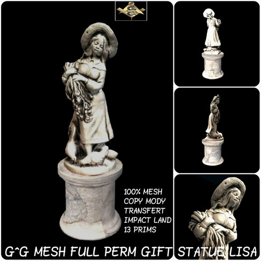 G^G MESH FULL PERM STATUE LISA