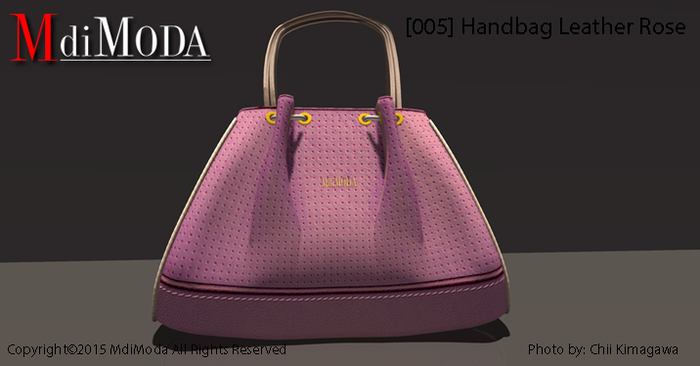 MdiModa - [005] Handbag Leather Rose