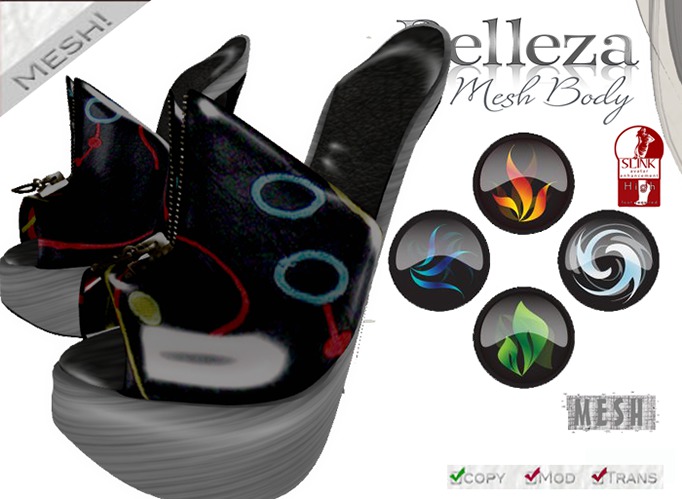 elaria pair shoes  for slink /belleza