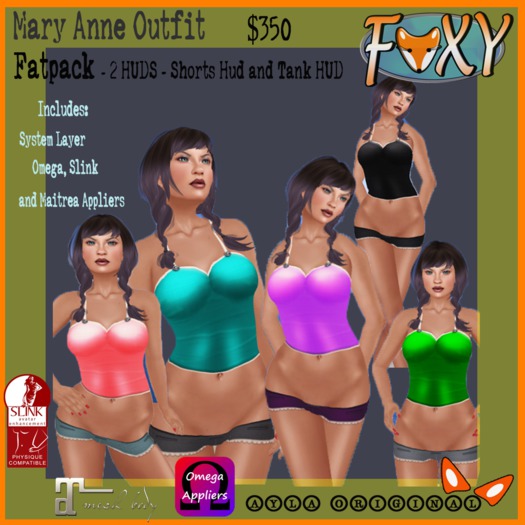 *Foxy - Mary Anne Outfit - Lime*