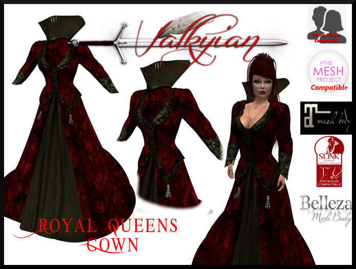 ~Valkyrian~ Royal Queen Gown(RED) (boxed) 