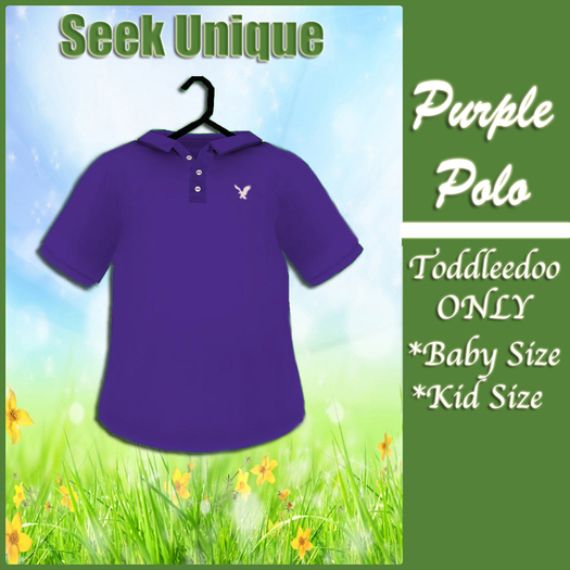 {SU} AE PURPLE POLO