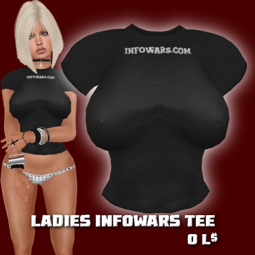 Ladies Infowars Tee W-Appliers