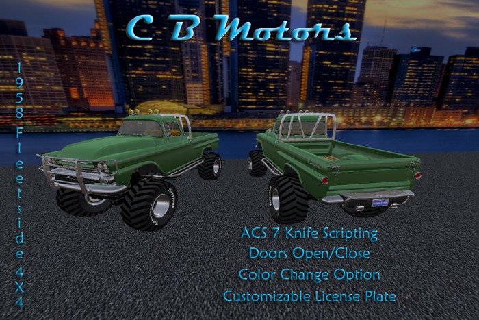 {CBM} 1958 Fleetside 4X4