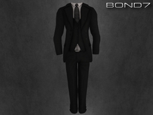 *BOND7* V-neck Longsleeve (Black)