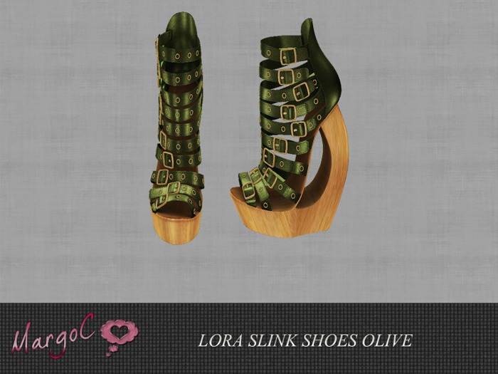 LORA SLINK SHOES OLIVE- MargoC