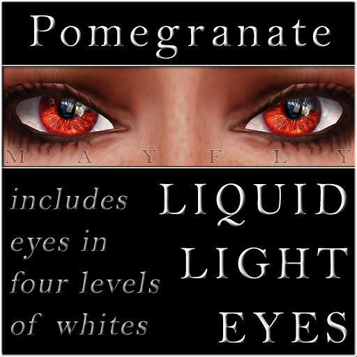 Mayfly - Liquid Light Eyes (Pomegranate)