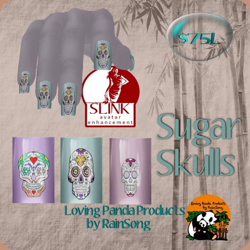 Sugar Skulls~bagged~Slink