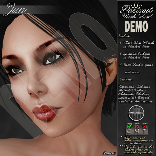 ~JJ~ Portrait Mesh Head ~ Audrey
