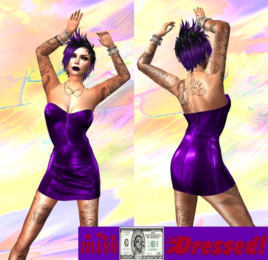 miss Dressed! Leather Micro Mini Dress