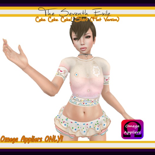 The Seventh Exile - Cake Cake Cake (FLAT) - Birthday - Omega Applier ONLY