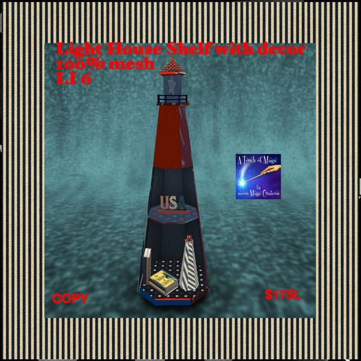 Light House Shelf & decor Mesh (crate)