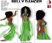 BELLY DANCER SILVER