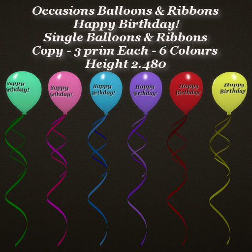 Occasions Balloon Birthday