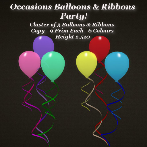 Occasions 3 Balloons Party
