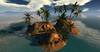 Mesh tropic hill scene 50 prim 40x40m size copy mody 015