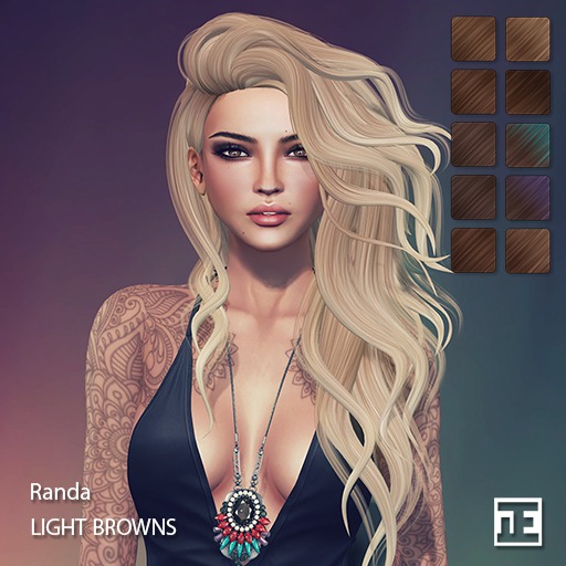 TRUTH HAIR Randa (Mesh Hair) - light browns