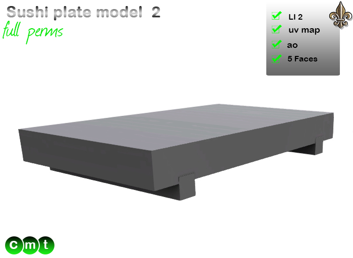 ----LS Inc. Full Perms Sushi Plate model 2----- 