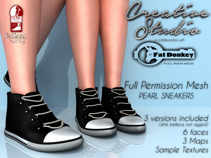 - CREATIVE STUDIO - Pearl Sneakers