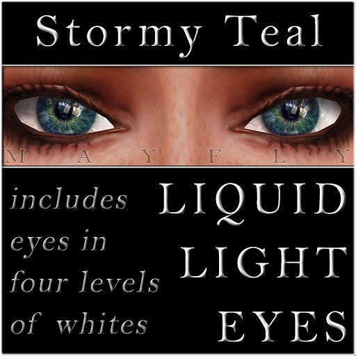 Mayfly - Liquid Light Eyes (Stormy Teal)