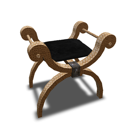 Roman Gold Chair (Black)