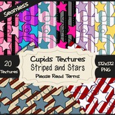 *Cupids Textures * 20 Striped and Stars