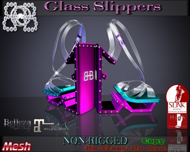 !!BHB!! GLASS SLIPPERS SASSY MIXED(belleza, slink, maitreya)