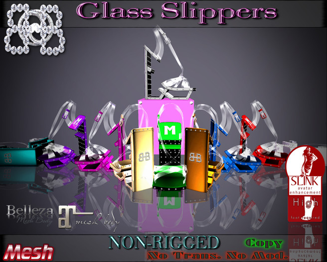 !!BHB!! GLASS SLIPPERS SASSY BUNDLE (belleza, slink, maitreya)
