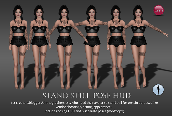 Izzie's - Stand Still Pose Hud 