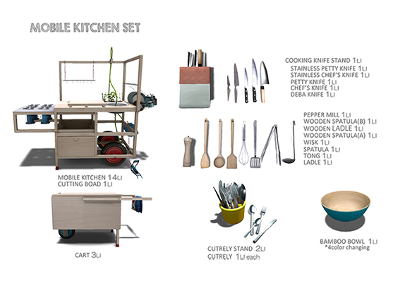 PLAAKA MobileKitchenSet