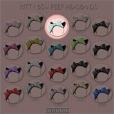 GACHA SPARES: PIDIDDLE - Kitty Bow Peep - Mint/Black Fur