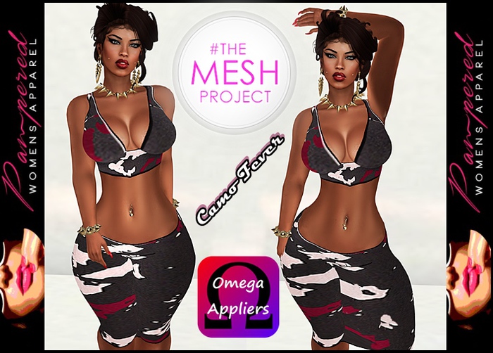 Camo Fever Outfit Appliers Included
