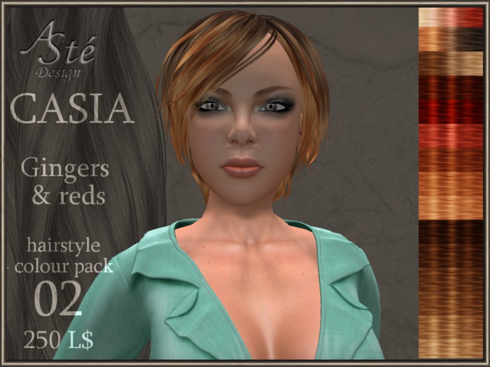 ***Aste*** HAIR 02.01 ZINNIA BLACKS