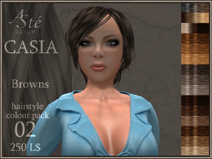 ***Aste*** HAIR 02.01 ZINNIA BLACKS