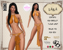 C&N kajira Dress Lara Dark Orange