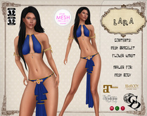 C&N kajira Dress Lara Dark Blue