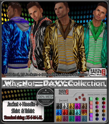 *WN* Davy Collection - jacket,hood,shirt&tshirt -Full Version- 